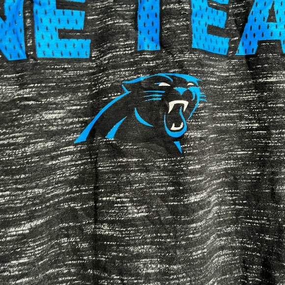 Men's Fanatics Black Carolina Panthers Collection Sweep Long Sleeve T-shirt - Picture 3 of 8